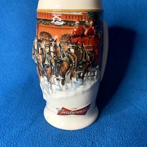 Rare Budweiser Clydesdales 2006 Sunset at the Stables Stein, Made in Brazil